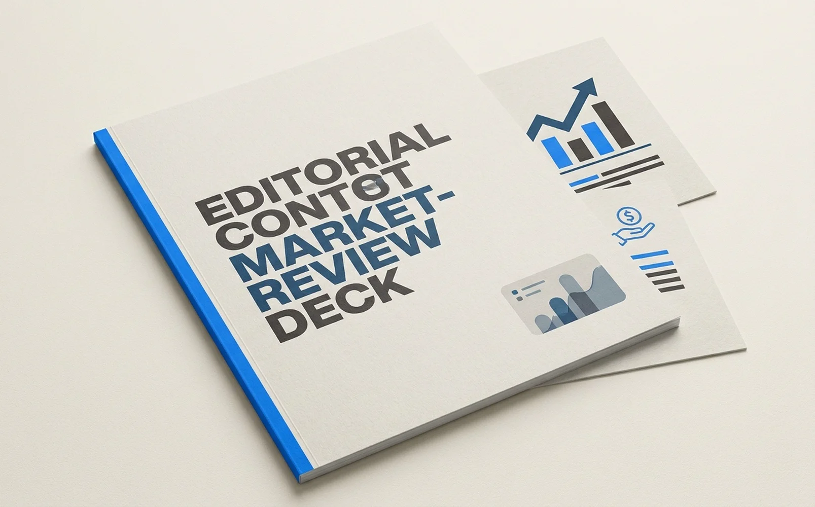Polished multi-slide market review presentation