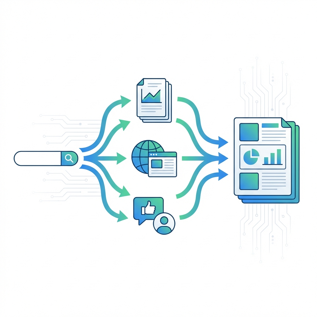 AI deep research mode with autonomous multi-step reasoning
