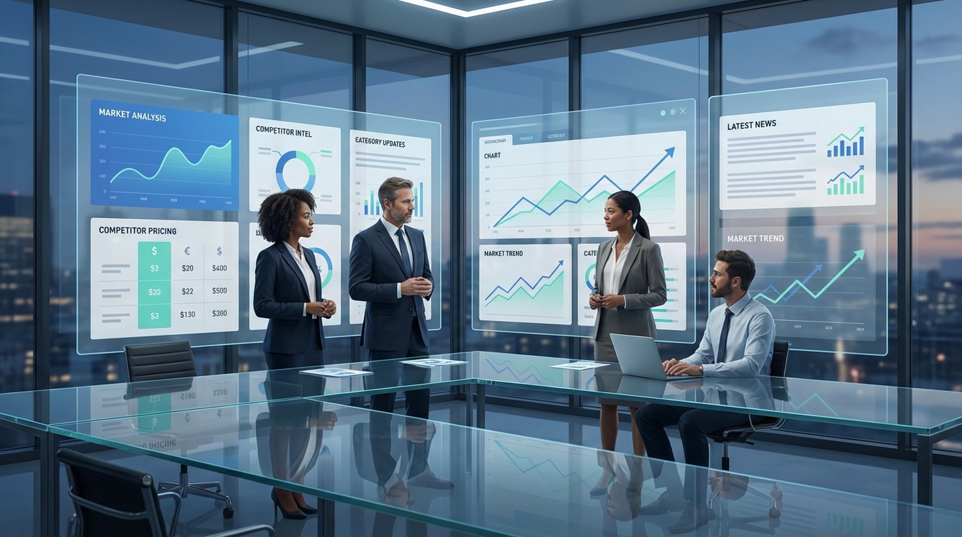 Market monitoring with felo-search