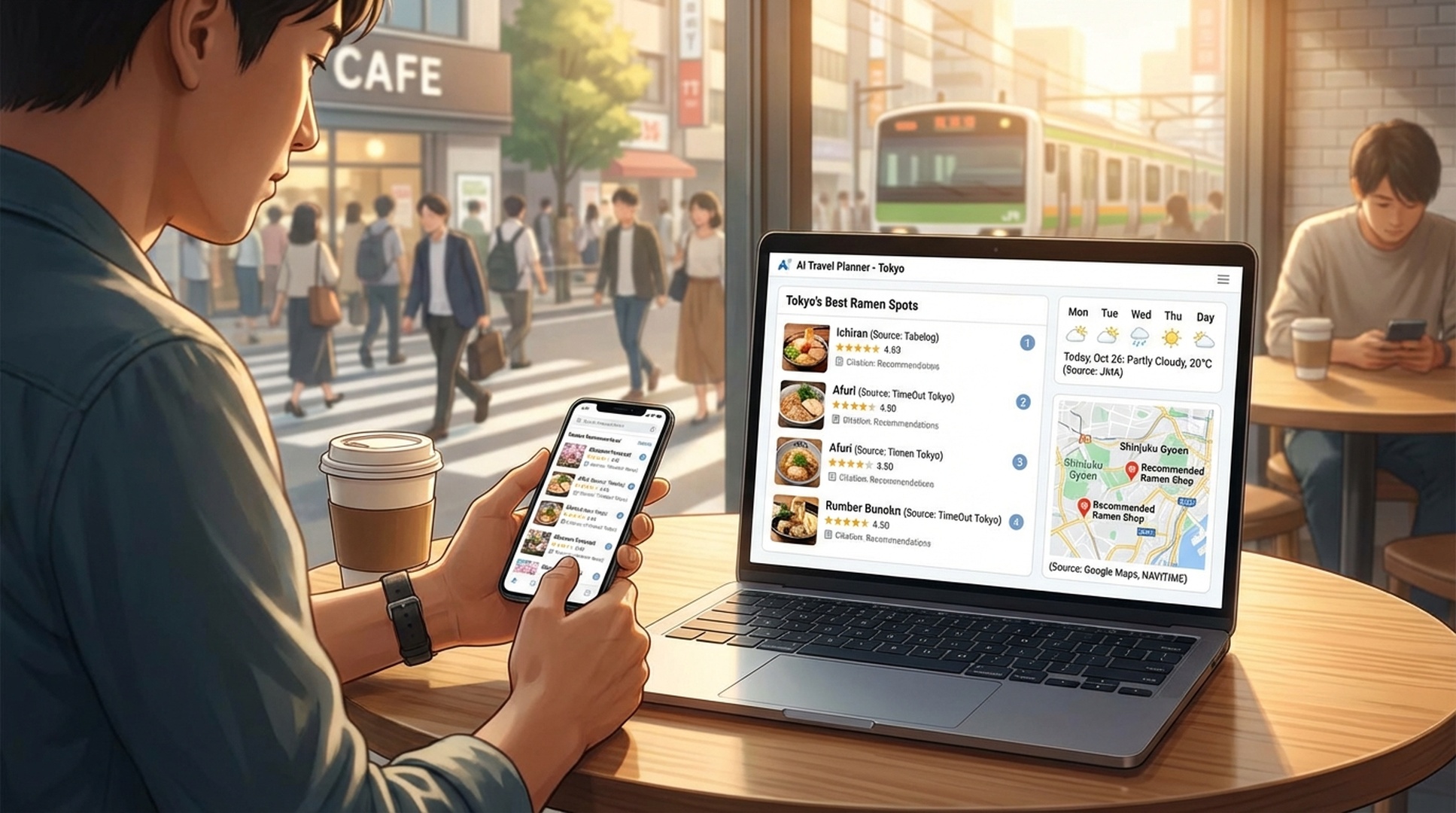 Travel and local search with felo-search