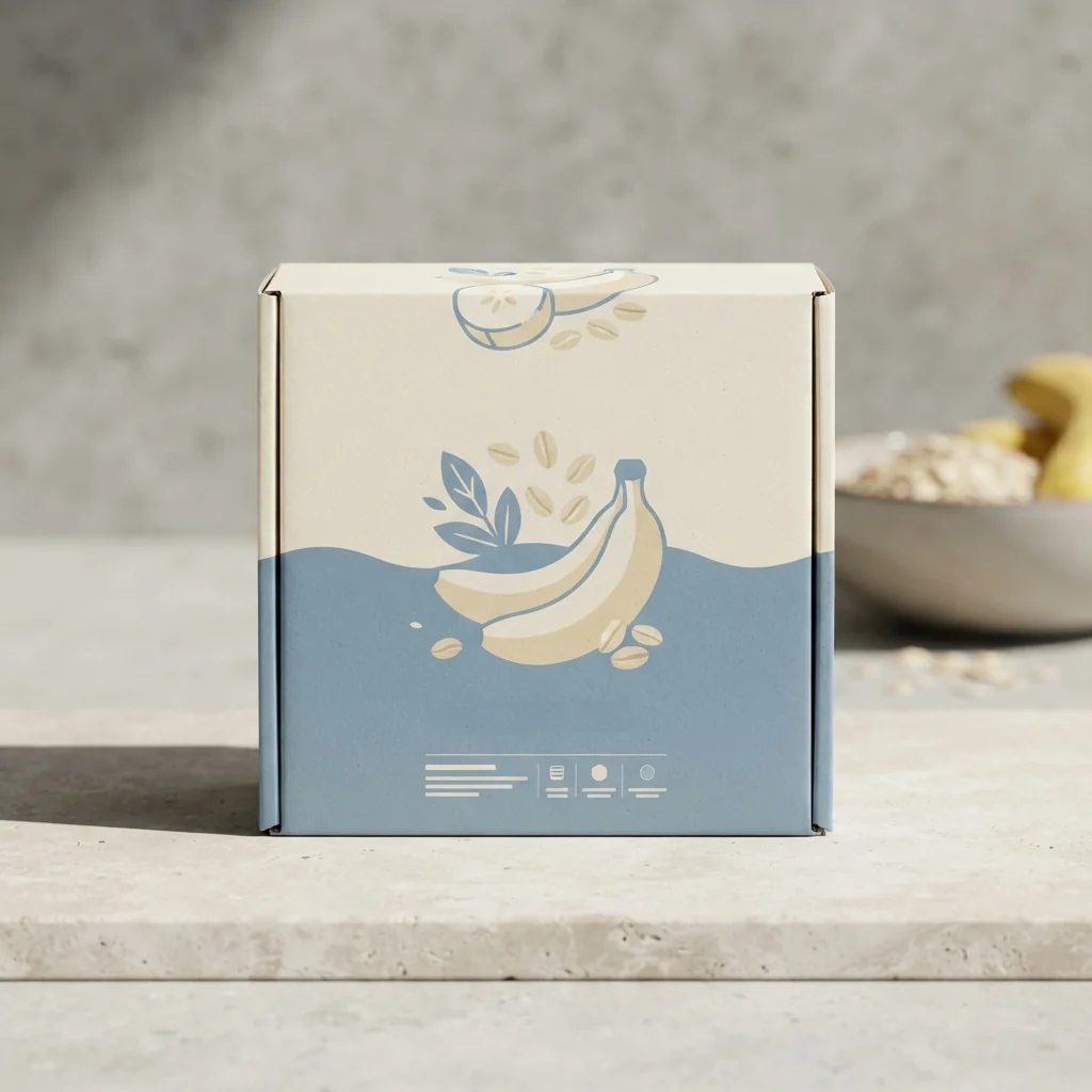 Snack-Verpackungskonzept-Beispiel, generiert mit Nano Banana 2 Lite