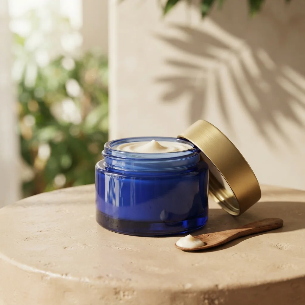 Skincare-Produktszene-Beispiel, generiert mit Nano Banana 2 Lite