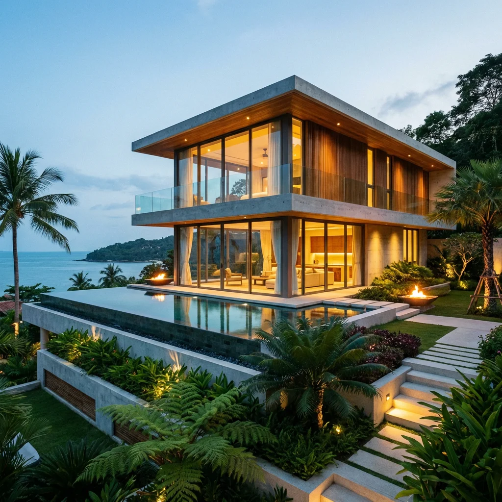 AI-generated architectural visualization