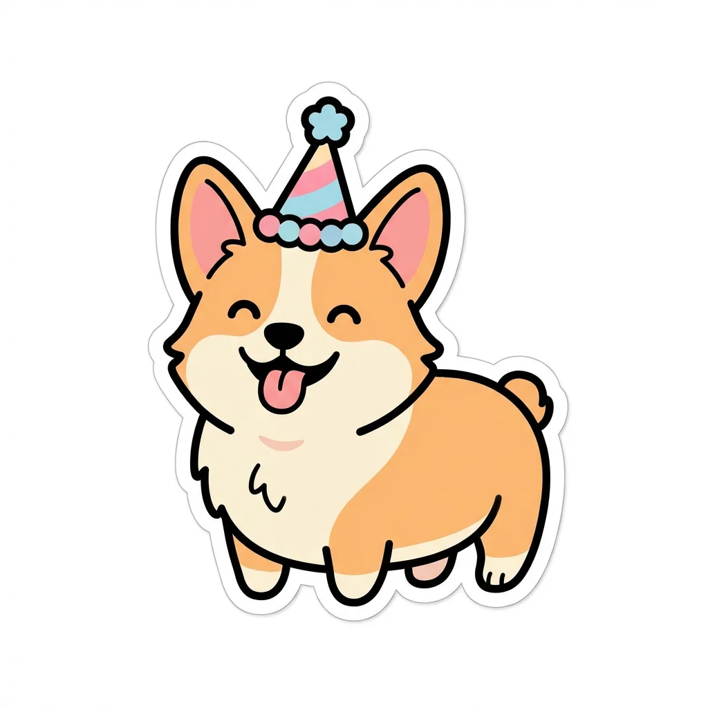 AI-generated sticker design