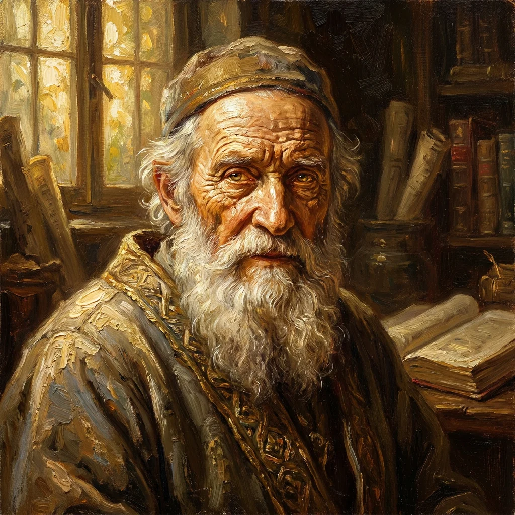 Oil painting-style portrait created by Nano Banana 2