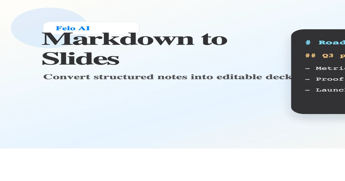 Markdown to PPT