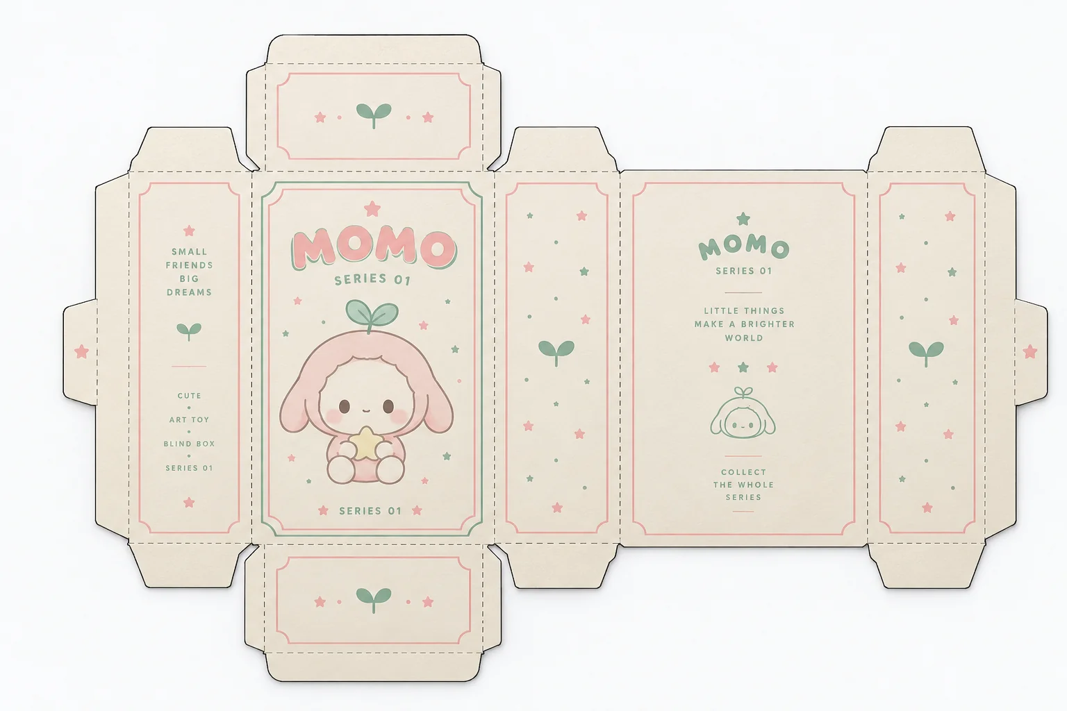 Flat dieline