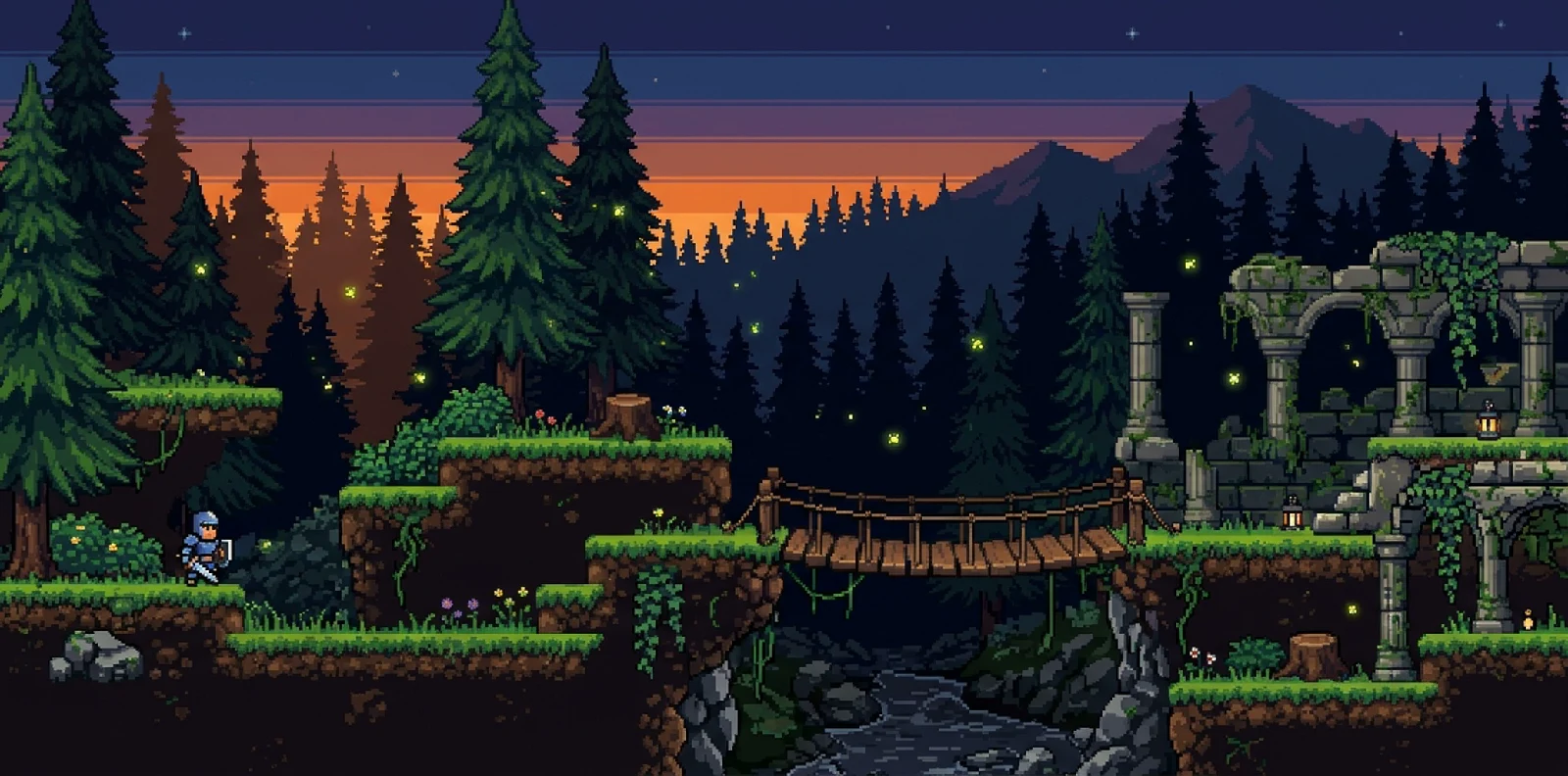 Side-scroller level