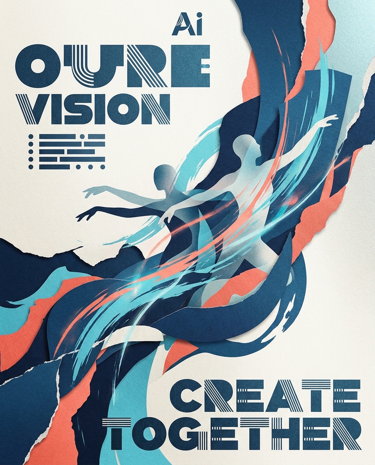 AI poster maker example for a campaign visual