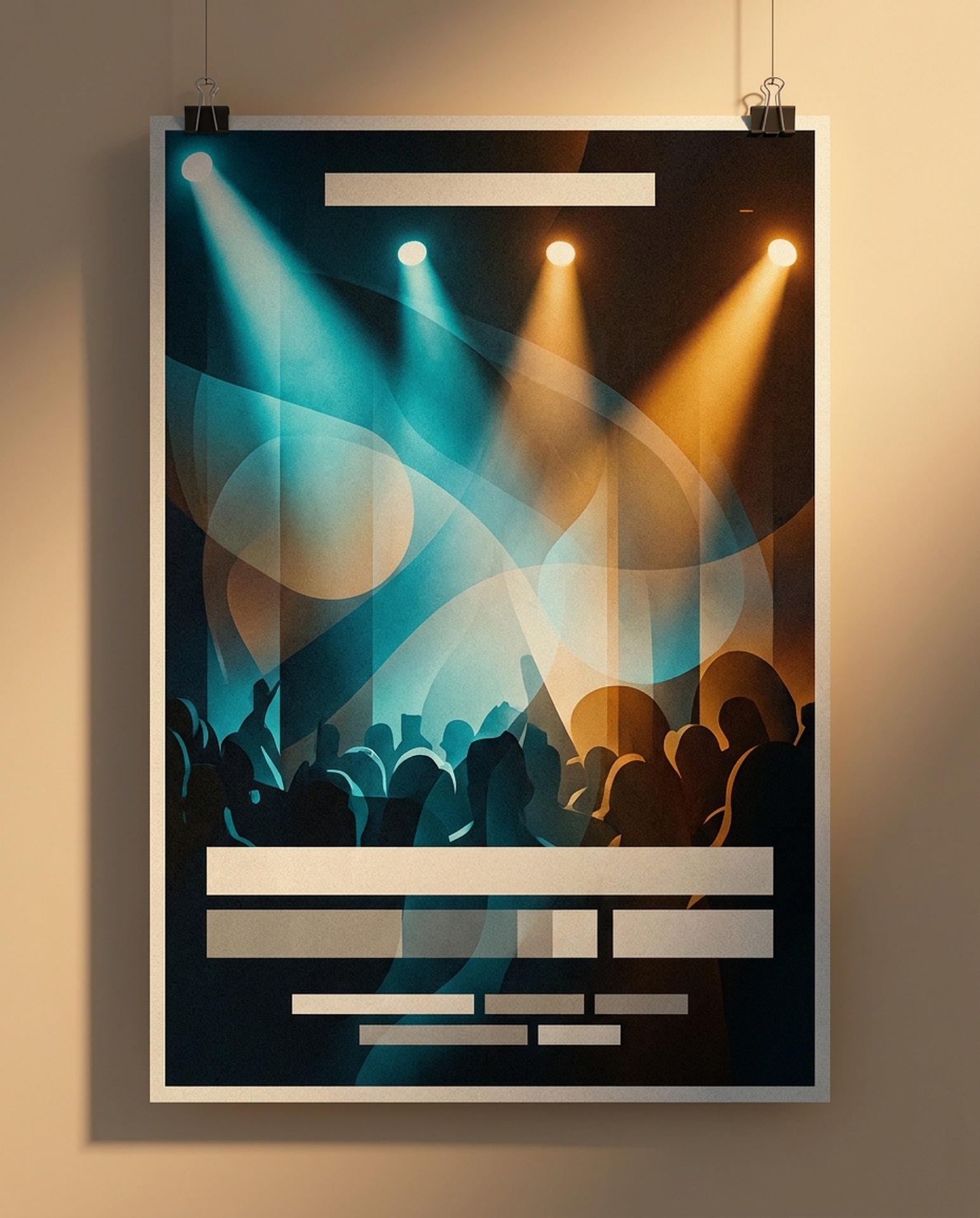 Free AI poster generator example for an event poster